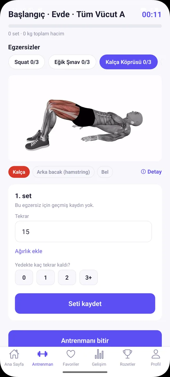 Set kaydı